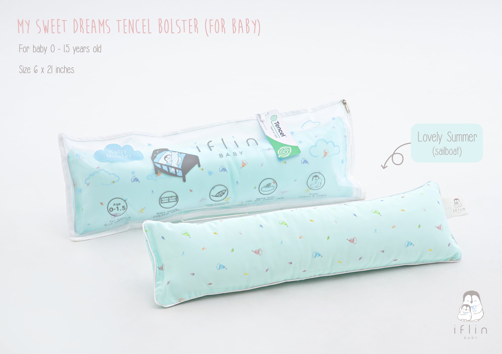 My Sweet Dreams Baby Bolster (0–1.5 yrs old)