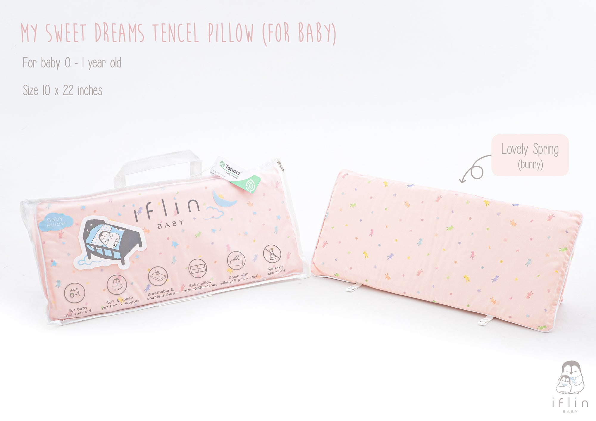 My Sweet dreams Baby Pillow (0–1 yr old)