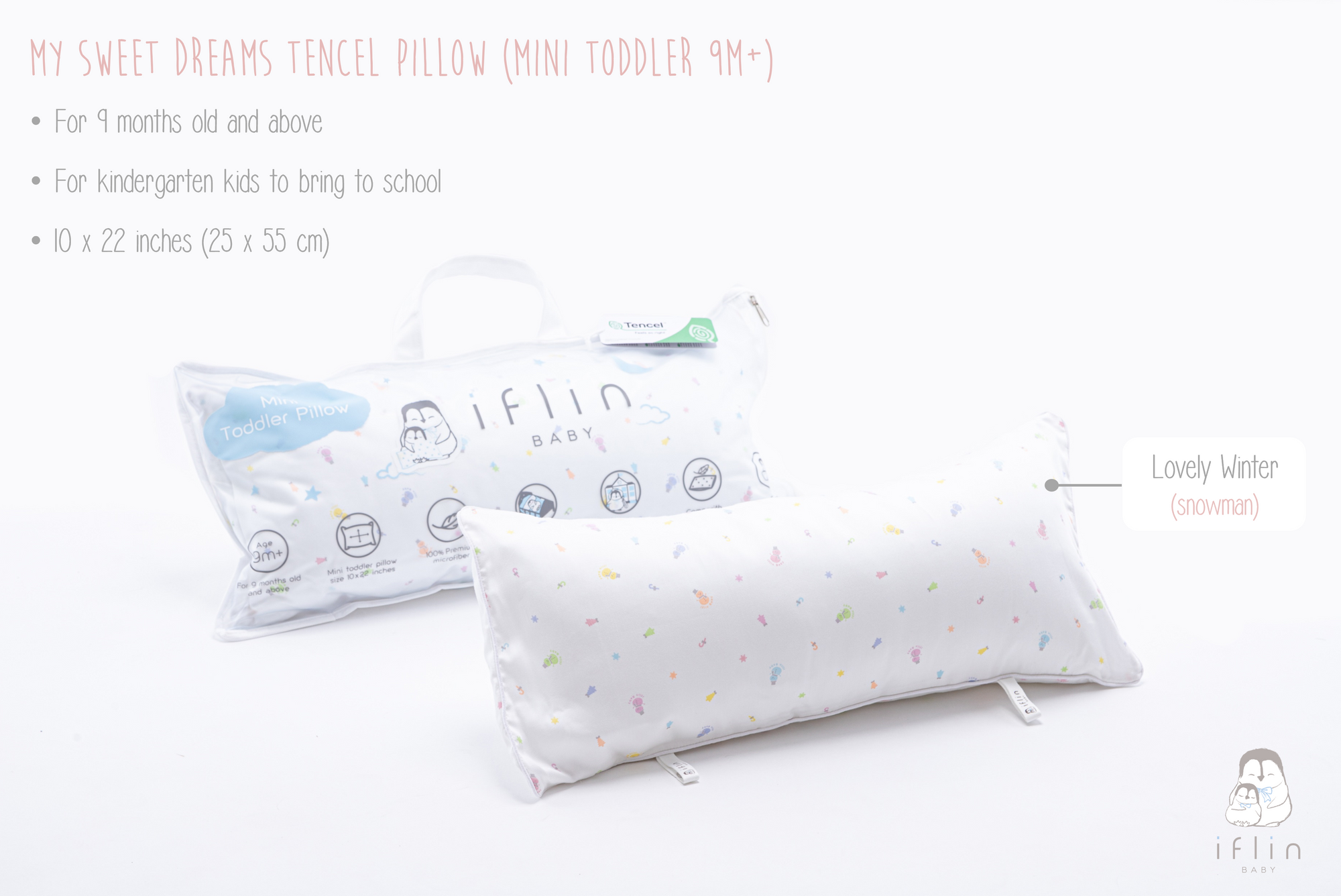 My Sweet Dreams Mini Pillow (9months–2 yrs old)