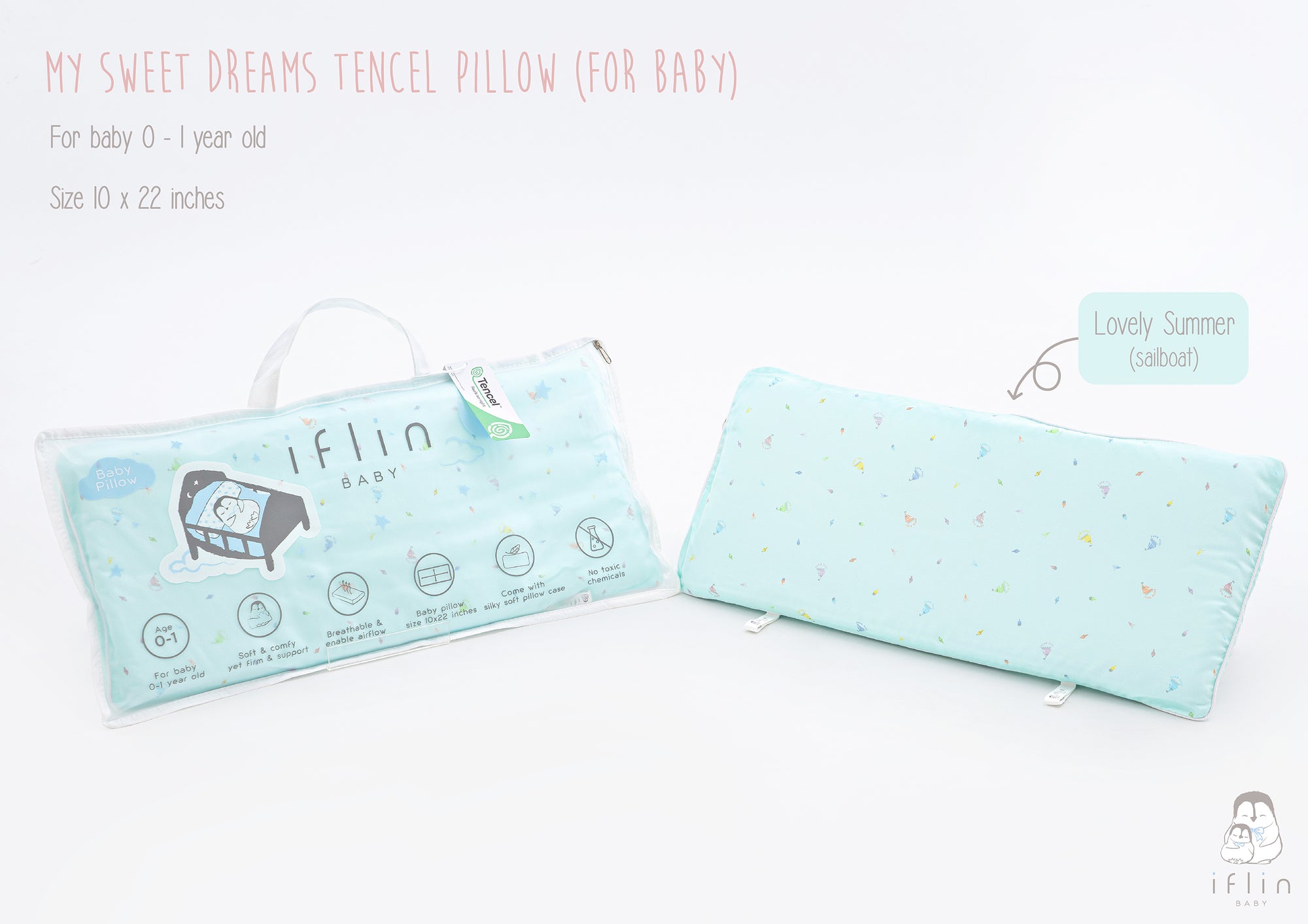 My Sweet dreams Baby Pillow (0–1 yr old)