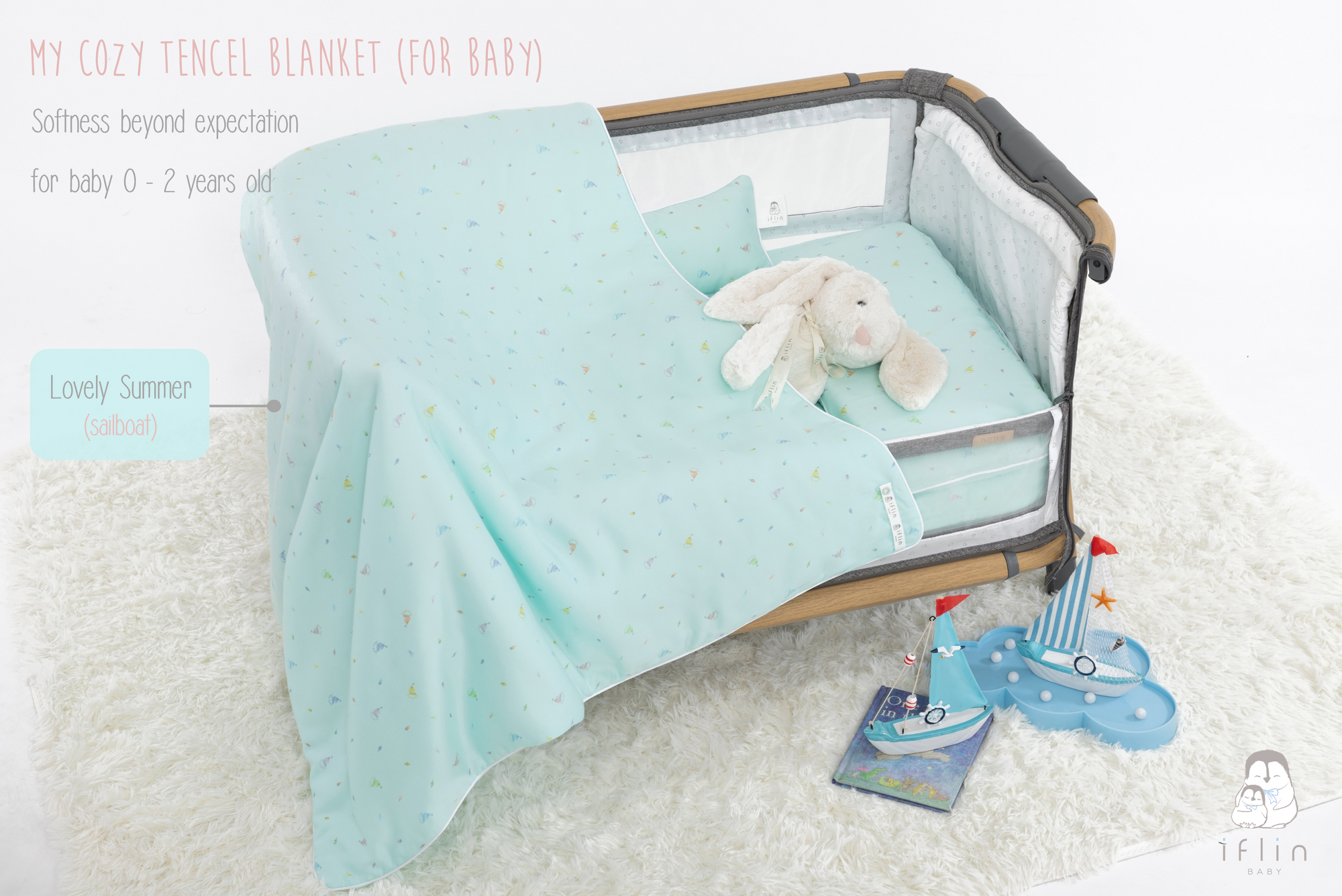 My Sweet Dreams Baby Blanket (0–2 yrs old)