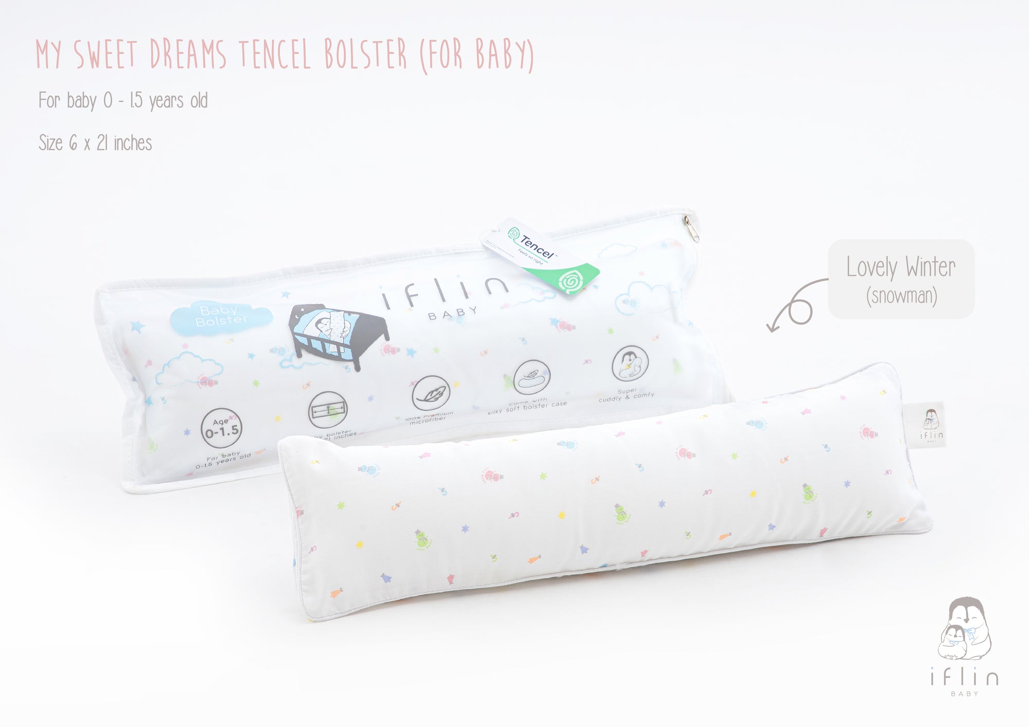 My Sweet Dreams Baby Bolster (0–1.5 yrs old)