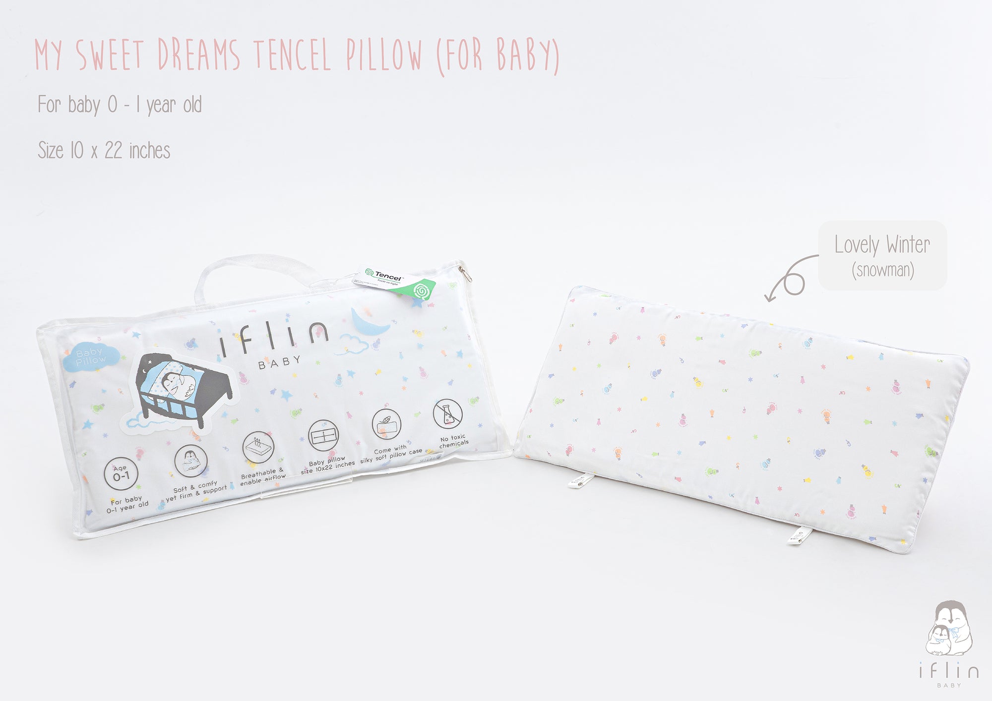 My Sweet dreams Baby Pillow (0–1 yr old)