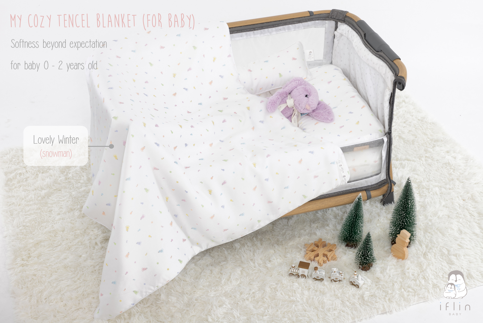 My Sweet Dreams Baby Blanket (0–2 yrs old)