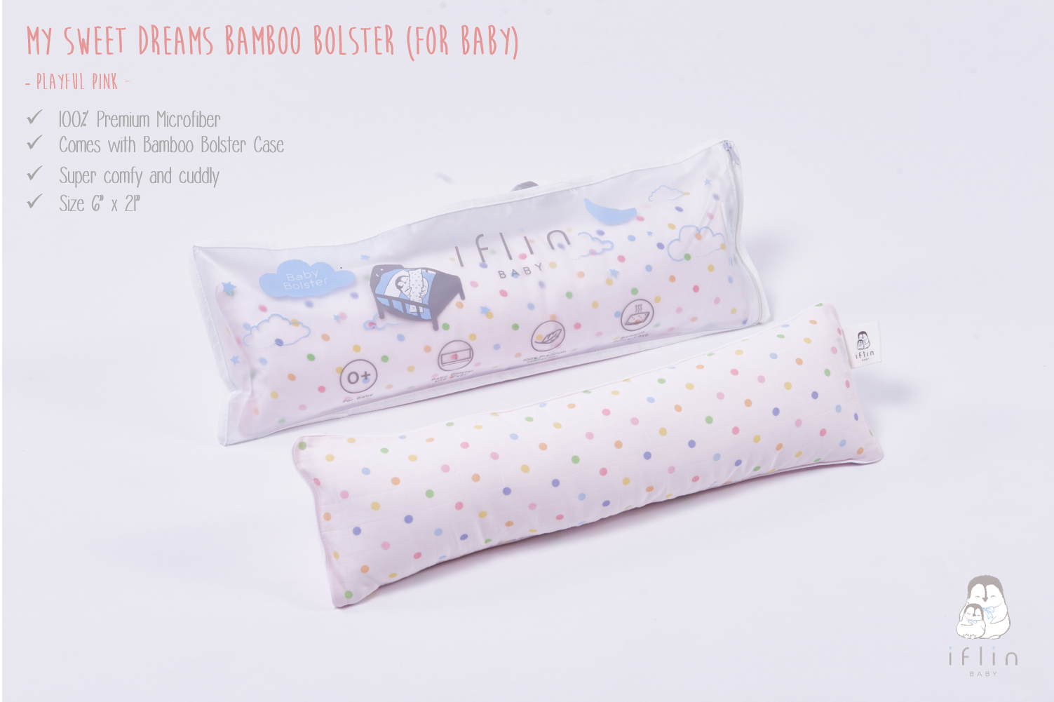 My Sweet Dreams Baby Bolster (0–1.5 yrs old)