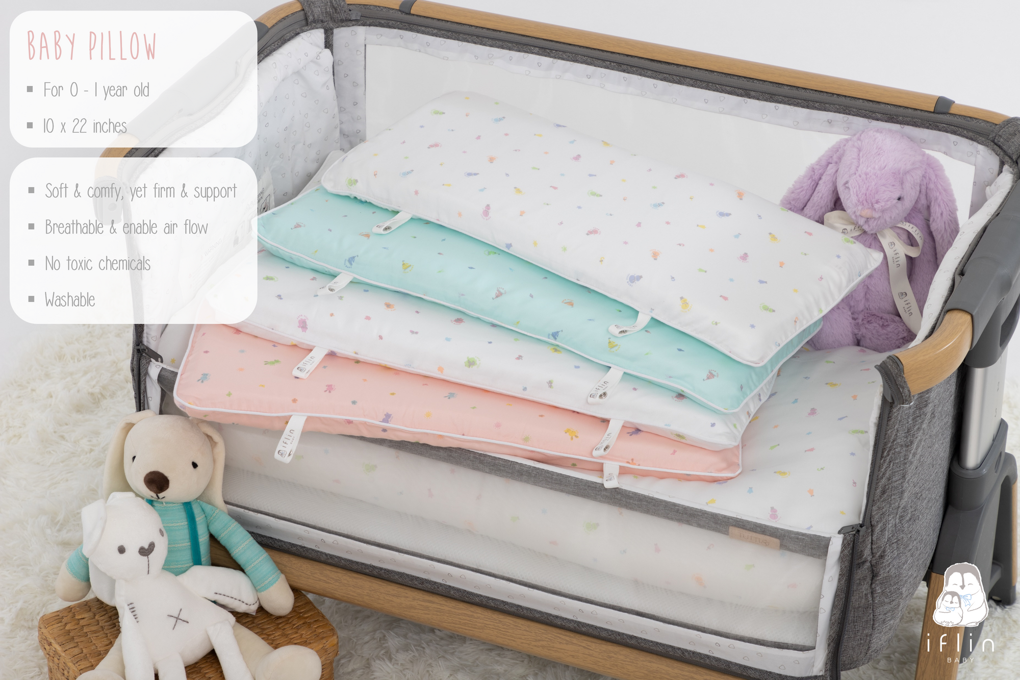 My Sweet dreams Baby Pillow (0–1 yr old)