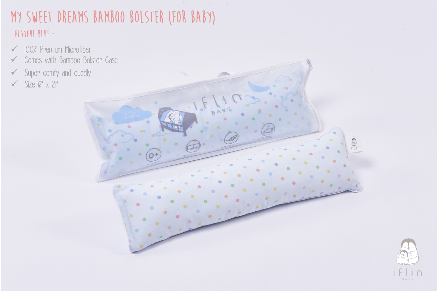 My Sweet Dreams Baby Bolster (0–1.5 yrs old)