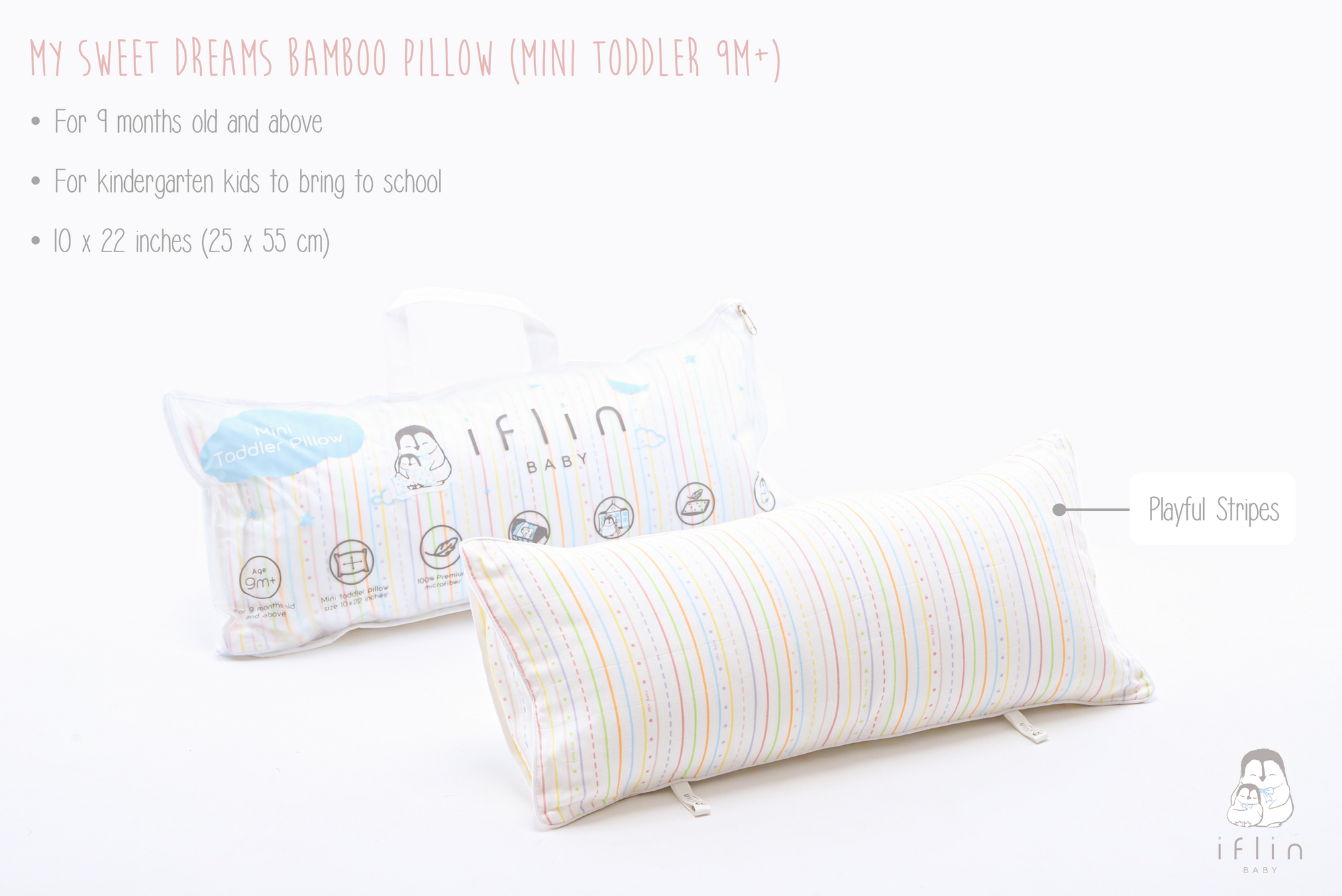 My Sweet Dreams Mini Pillow (9months–2 yrs old)