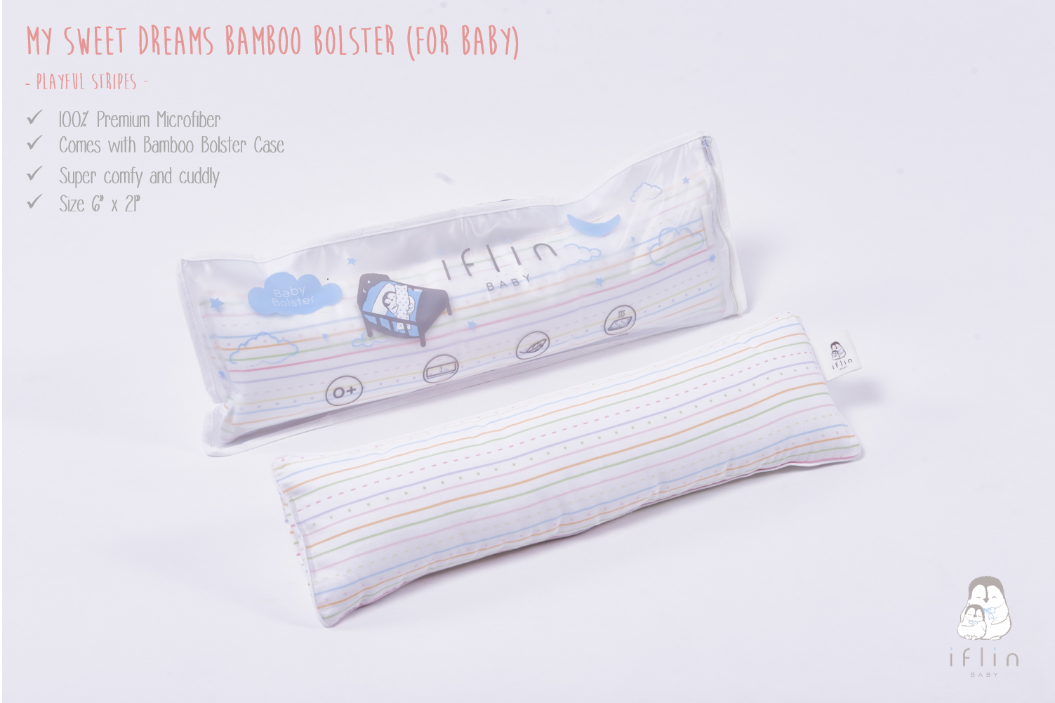 My Sweet Dreams Baby Bolster (0–1.5 yrs old)