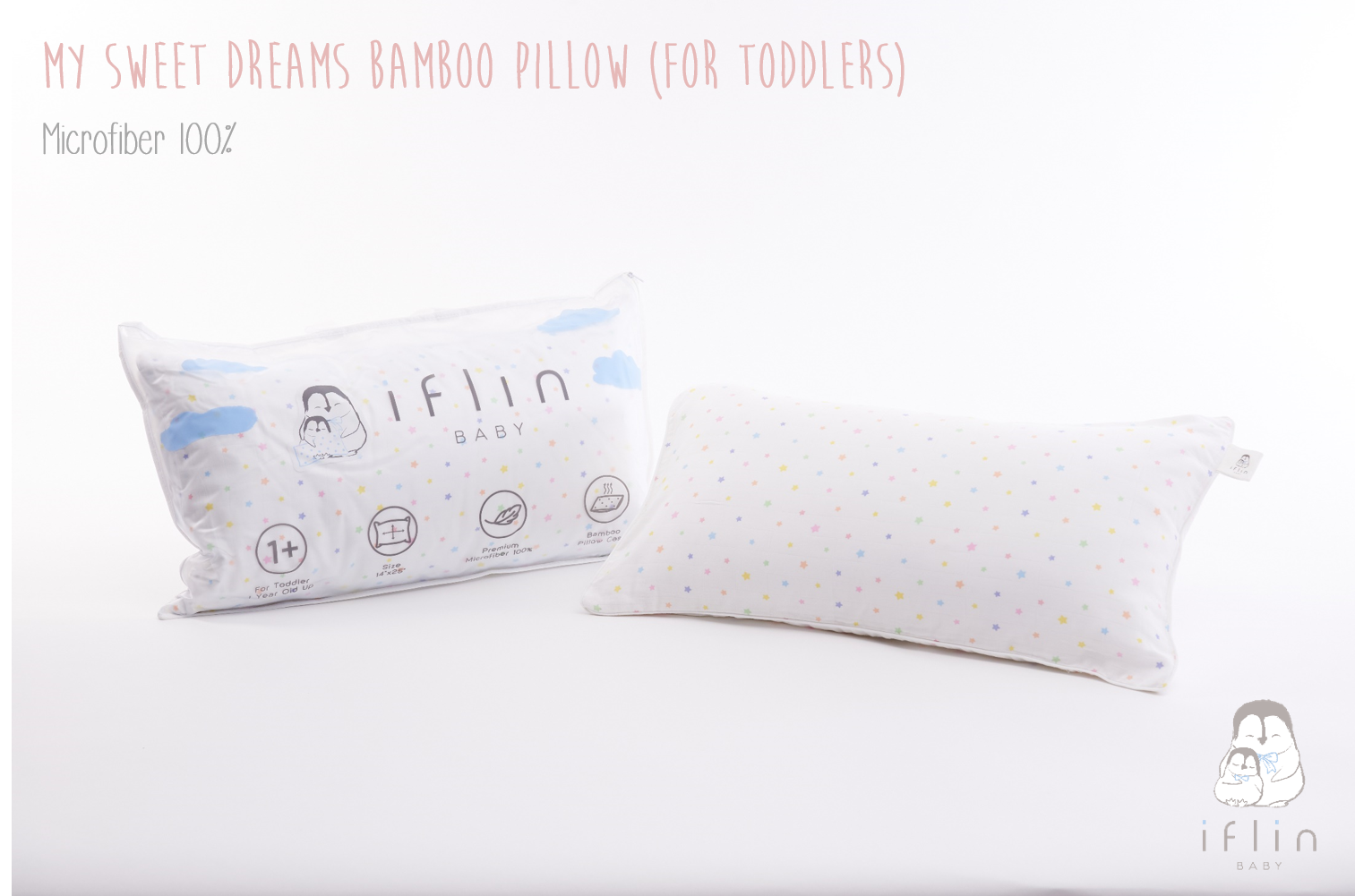 My Sweet Dreams Toddler Pillow (2–4 yrs old)