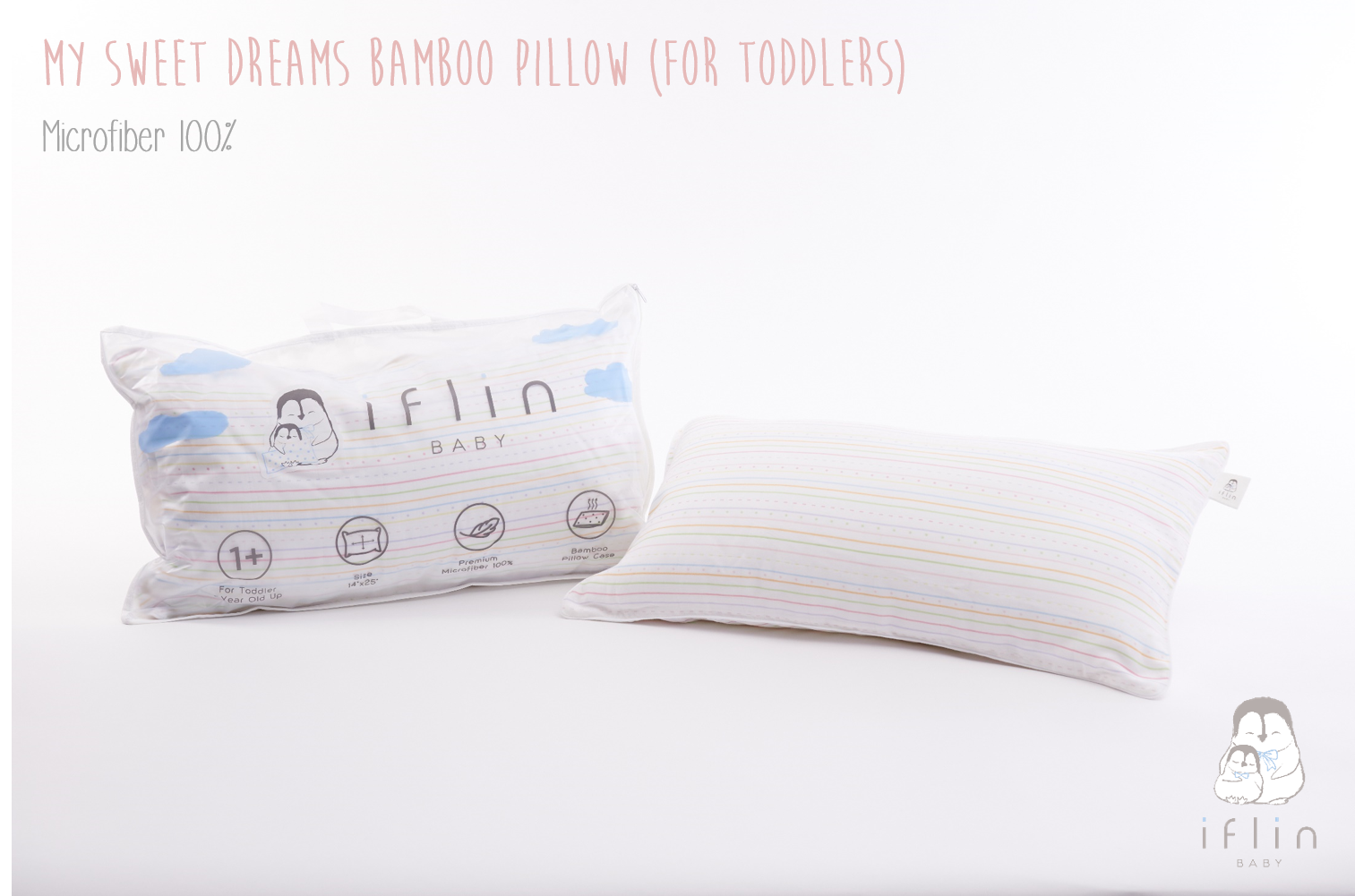 My Sweet Dreams Toddler Pillow (2–4 yrs old)