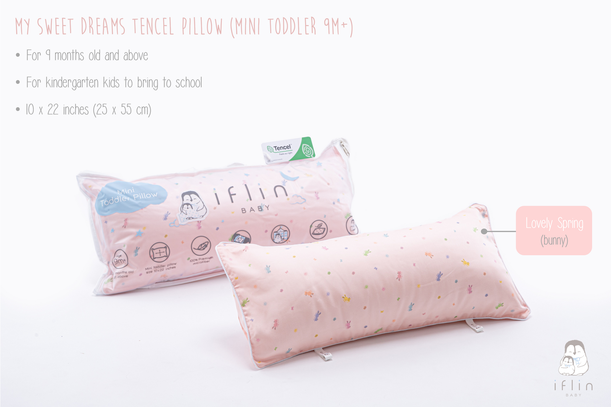 My Sweet Dreams Mini Pillow (9months–2 yrs old)