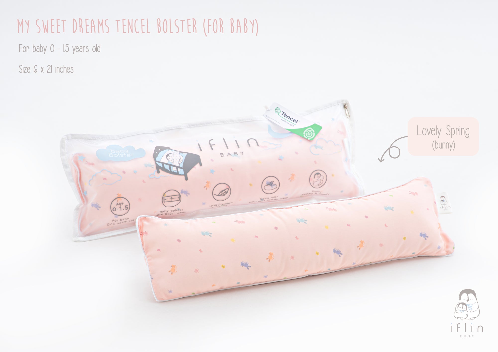 My Sweet Dreams Baby Bolster (0–1.5 yrs old)