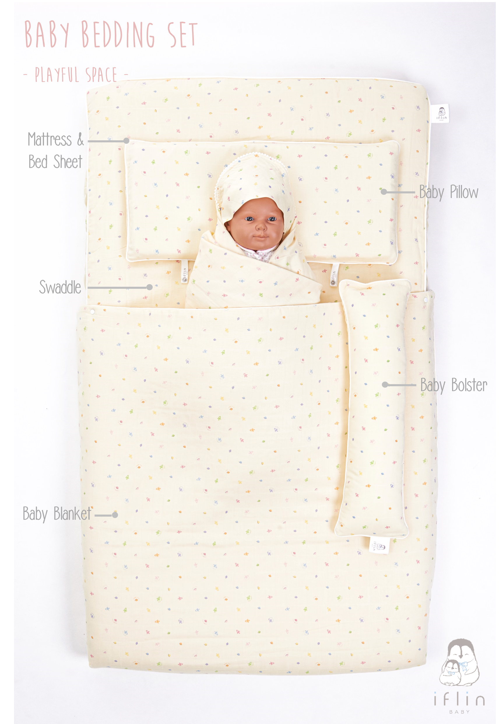 My Sweet dreams Baby Pillow (0–1 yr old)